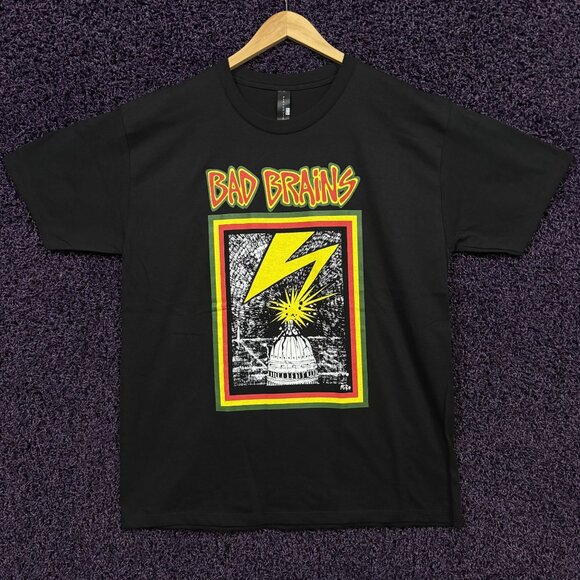 Bad Brains Self-titled Album Hardcore Punk Band T-Shirt L - Picture 1 of 4